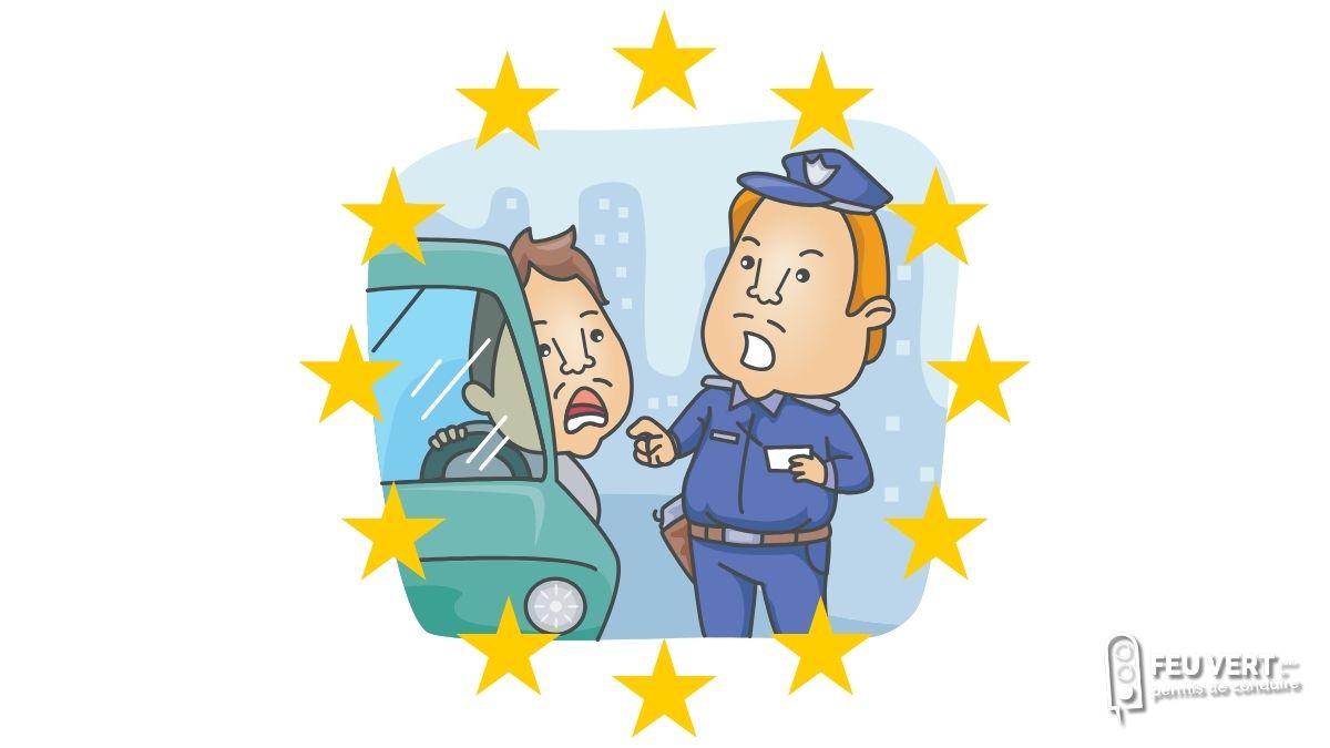 Contravention roulage UE