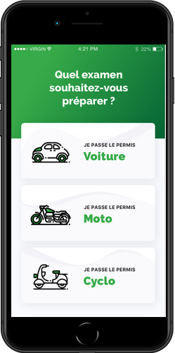 Aapplication Feu vert accueil